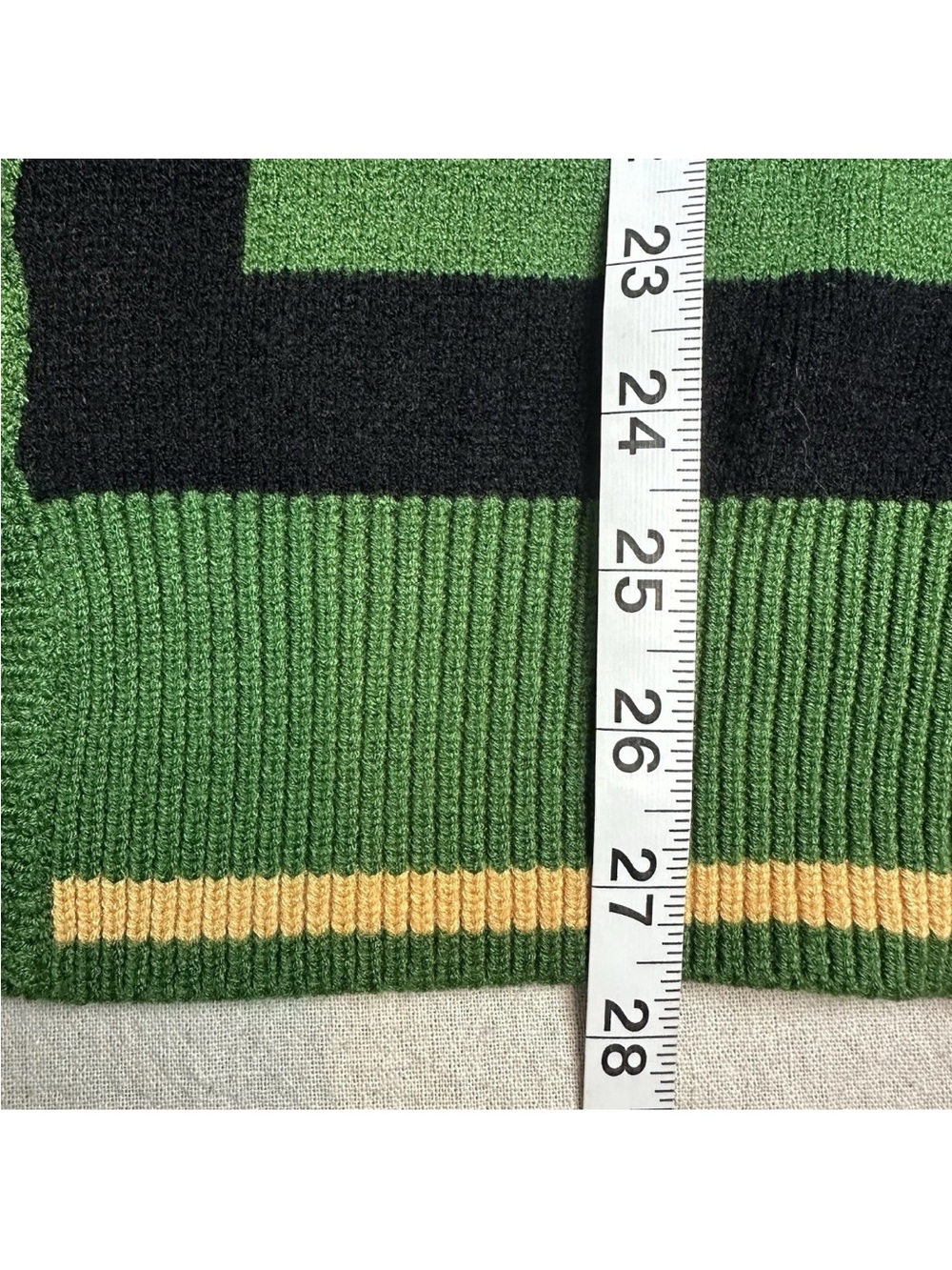 Oxknit Men's Retro Grandpa Cardigan Bright Artsy Geometric 60s 70s NWT - Picture 11 of 12